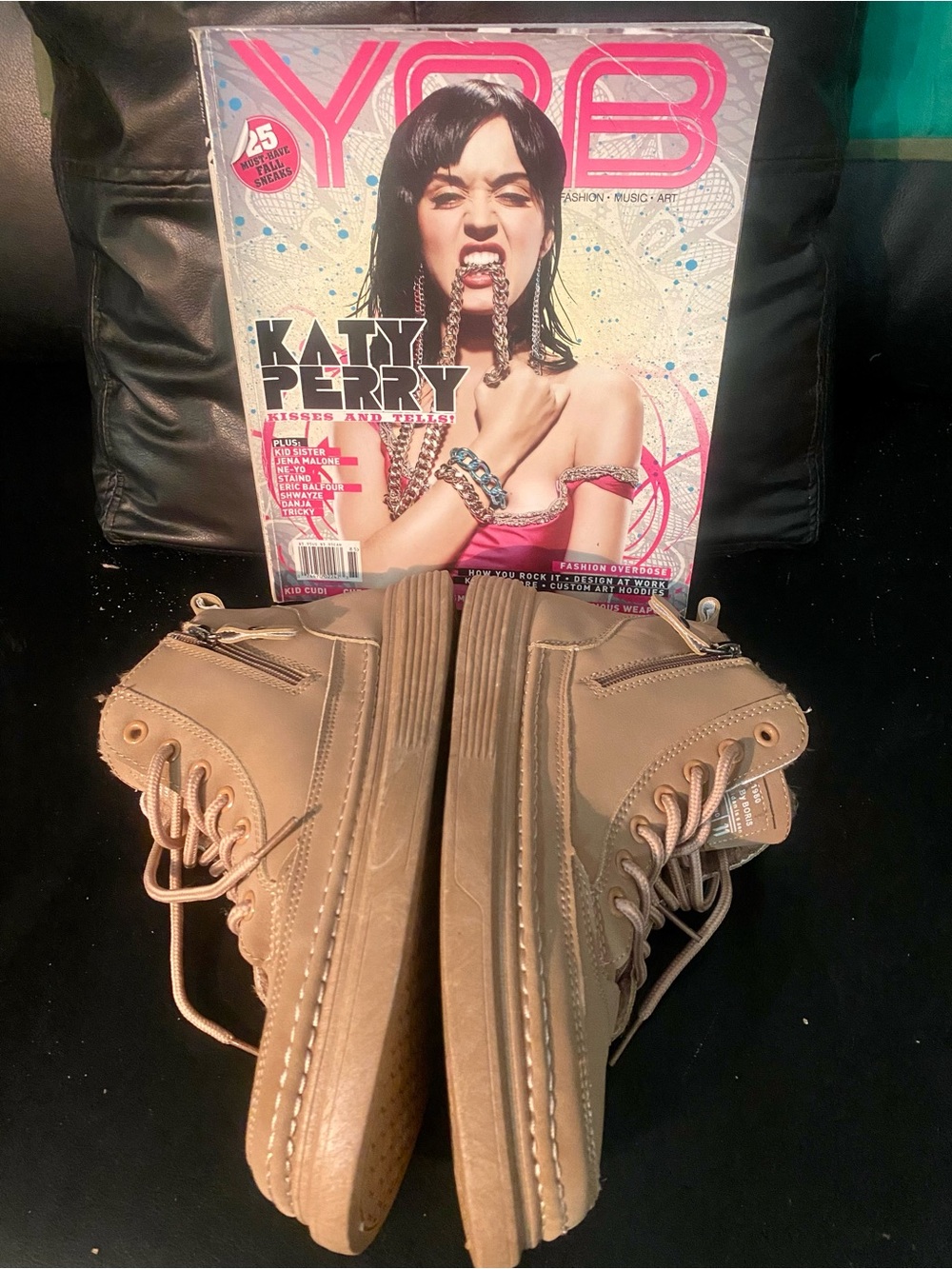BBS Men's Casual Lace-Up Boots in Tan Sz. 8.5/9